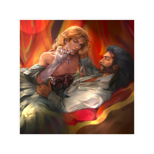 Commissioned Artwork - The Crimson Bow (Vinyl Sticker)